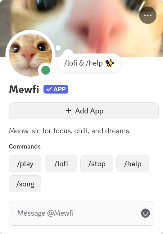 Custom bot profile demo